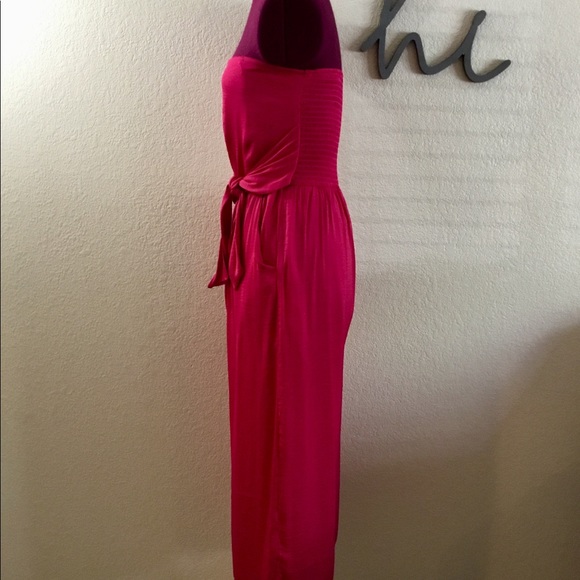 GUC Xhileration Pink Strapless Jumpsuit Sz. XS - Picture 3 of 4